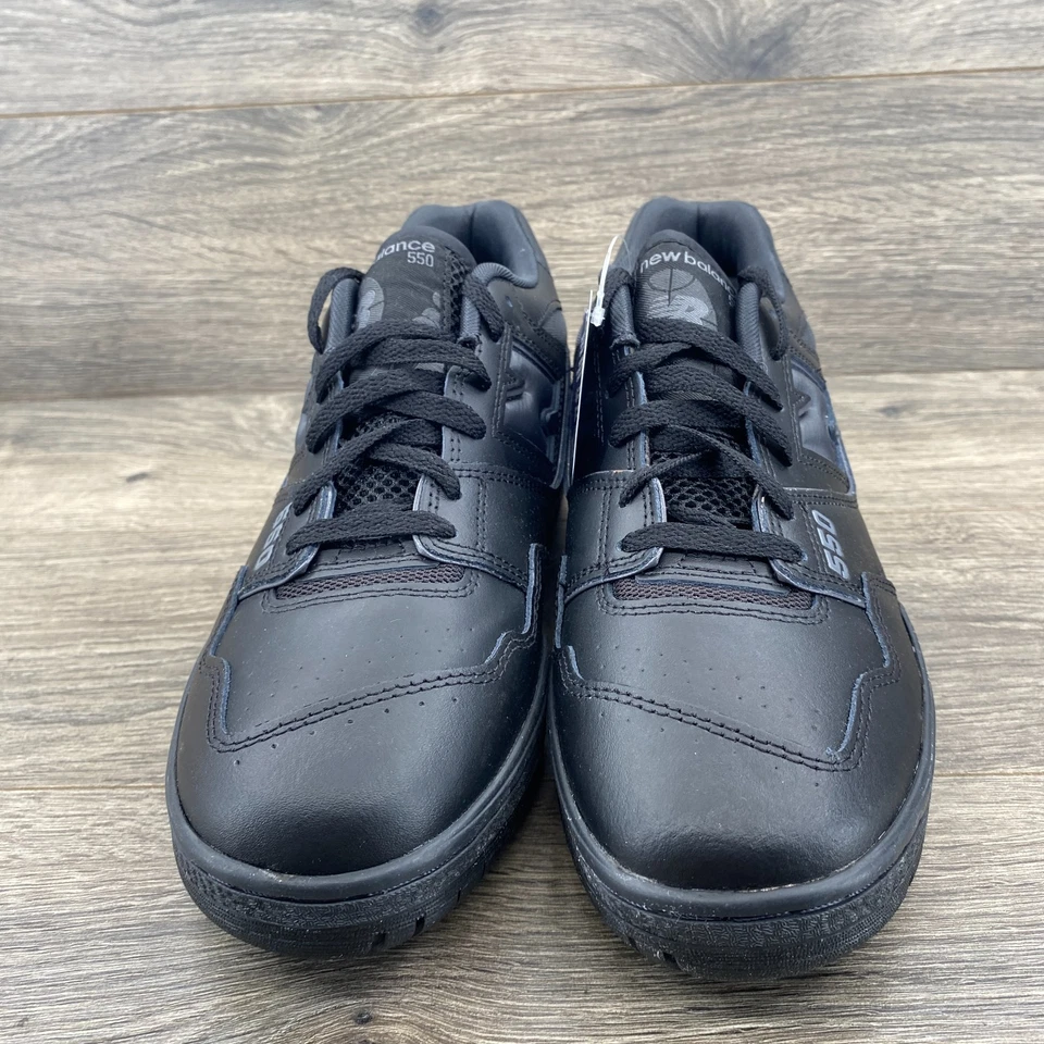 New Balance 550 Triple Athletic Sneakers Shoes Men's Size 10 Black BB550BBB - Image 3 of 4