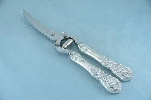 Reed & Barton Francis I Sterling Silver 10-1/4" Poultry Shears No Monogram