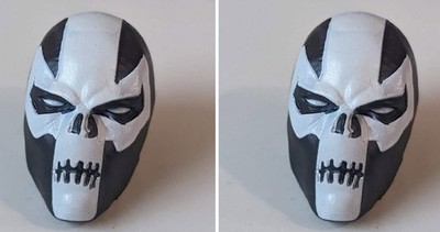 2x Marvel Legends CROSSBONE HEAD Custom Fodder Part (Madame Masque 2 Figure Pack