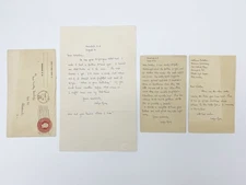 Joslyn GRAY / Three autograph notes signed 1931-32
