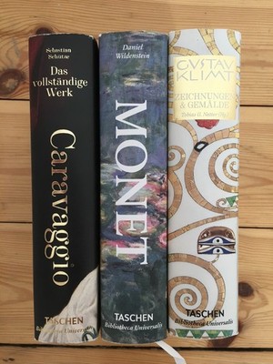 Monet, Caravaggio, Gustav Klimt, 3 Bände- Taschen Bibliotheca Universalis