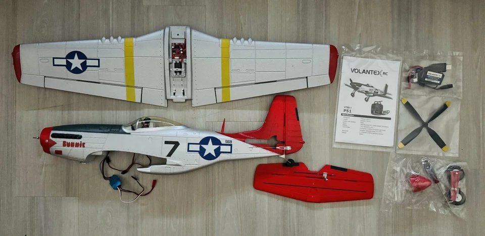 RC 750mm Airplane P51 Mustang Warbird Fighter WWII Stunt 3D Aerobatic Flight PNP - Image 3 of 4