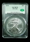 2015  S$1 American Silver Eagle CAC MS70 #7428