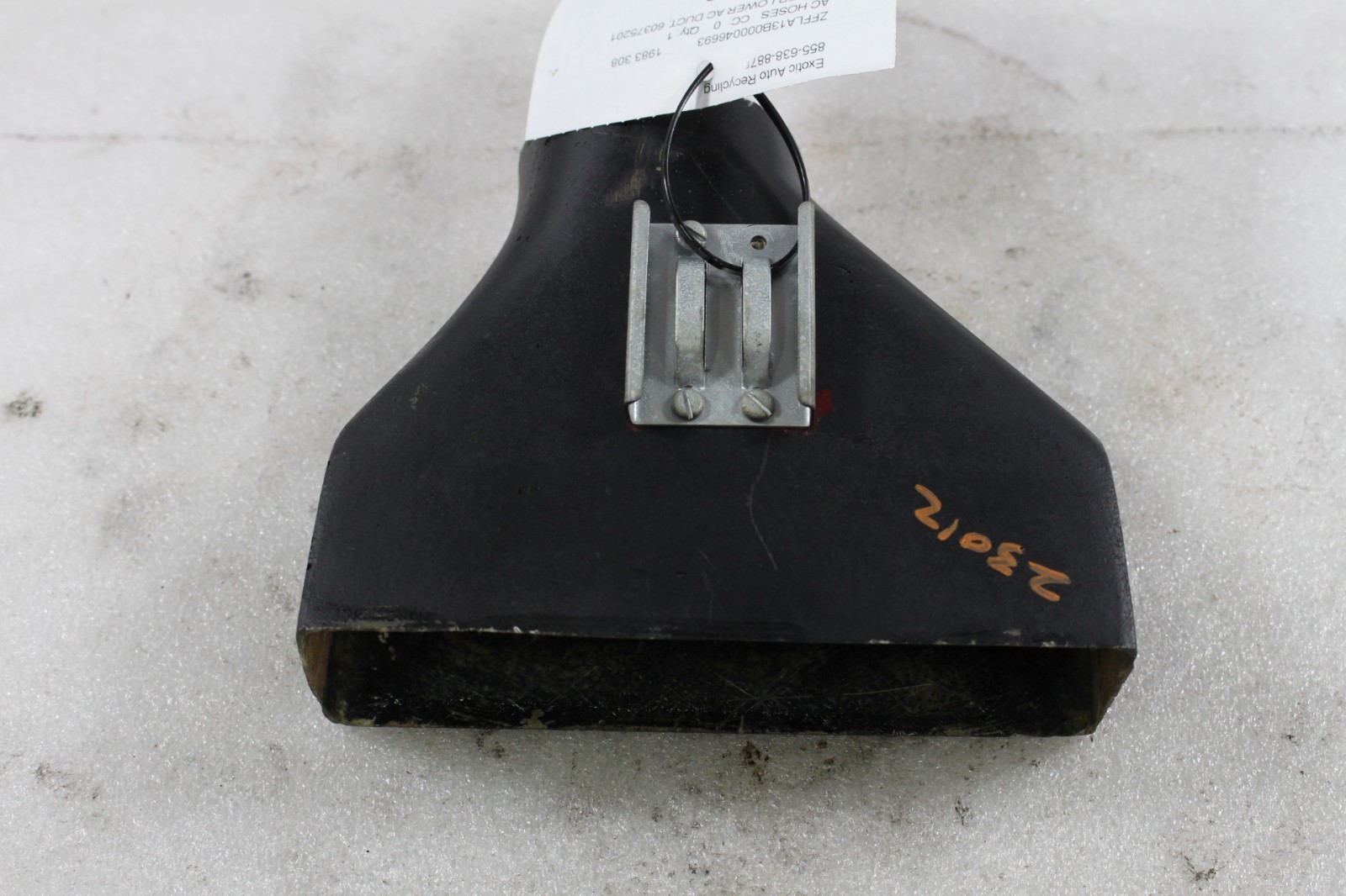 Ferrari 308, Center Lower AC Duct, Used, P/N 60375201