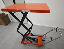 GEARZAAR Hydraulic Lift Table Cart 330 lbs Manual Double Scissor Lift Table 50"
