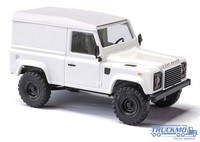 Busch Land Rover Defender 90 Kastenwagen Weiß 54351