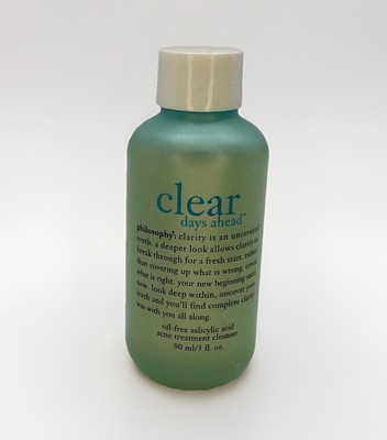 Philosophy Clear Days Ahead Oil-Free Salicylic Acid Acne Treatment Cleanser 3 oz