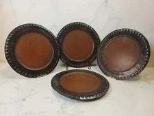 Jan Barboglio 14" Hammered Iron Chargers - Set of 4