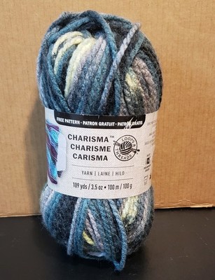 Loops & Threads Charisma Yarn Acrylic 3.5oz  5 Bulky Stormy 