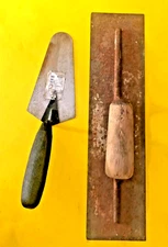 2 Concrete Finishing Trowels   4x16  7x3