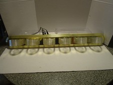 Vintage MCM Wall Bathroom Vanity Fixture 6-Lights 6-Acrylic diffusers 36 W 1970