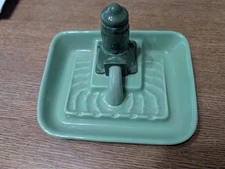 Vintage Ceramic Ashtray ~ Turbine  Pump-US ~ Waterworks ~ Excellent ~ 1960s-70s