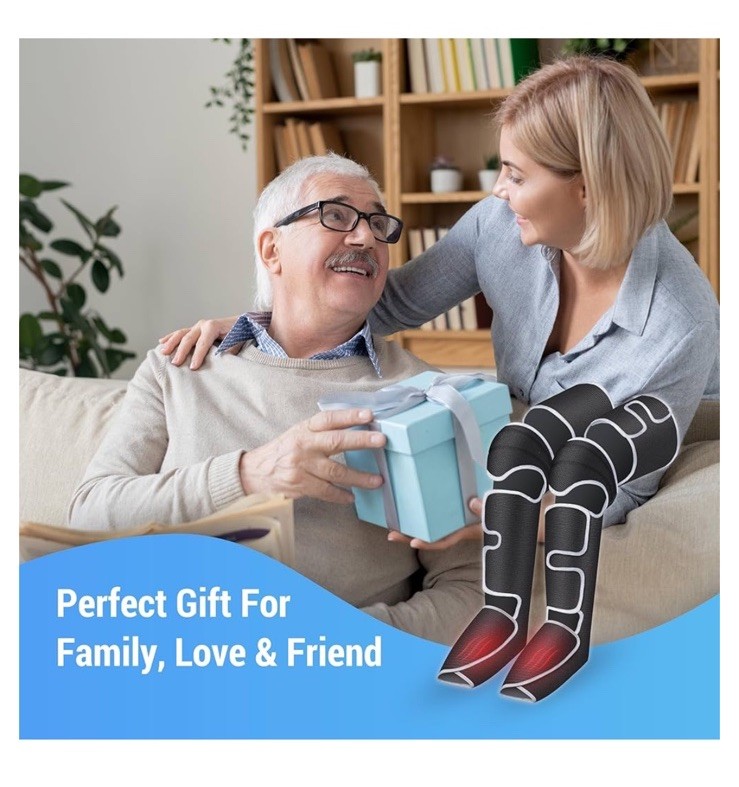 COMFIER Leg Massager for Circulation and Pain Relief, Leg Compression Massager