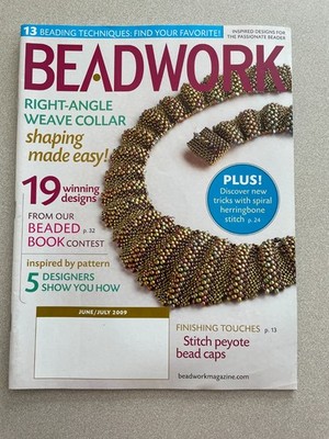 Beadwork Magazine June/July 2009 - Back Issue Jewelry Beads Interweave