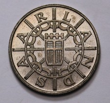1955 Saar / Saarland -Germany 100 Franken KM# 4  Unc
