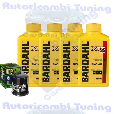 Bardahl XTC 5W40 Ölwechselkit Für Yamaha YXF1000 Wolverine RMAX 4 SE 2021