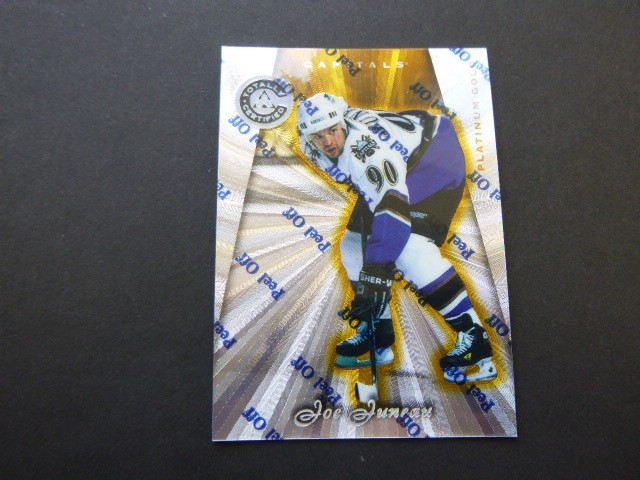1997-98 Pinnacle Totally Certified Platinum Gold #63 Joe Juneau #0047/0069 Mnt
