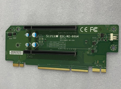 RSC-W2-66G4 Supermicro 2U LHS WIO Passive Riser Card 2×PCIe x16 Gen4