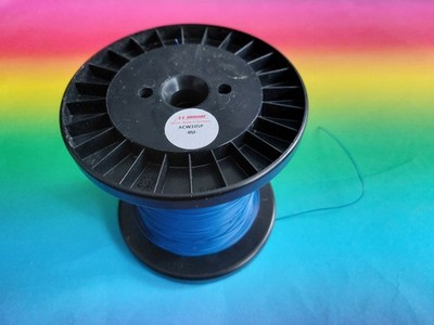 MUNDORF ACW 105P-BU Kupfer Angelique Draht  Mundorf  copper wire 0,5mm PVC BLUE
