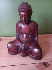 Vintage Wooden Buddha. Sugar Wood. Bali
