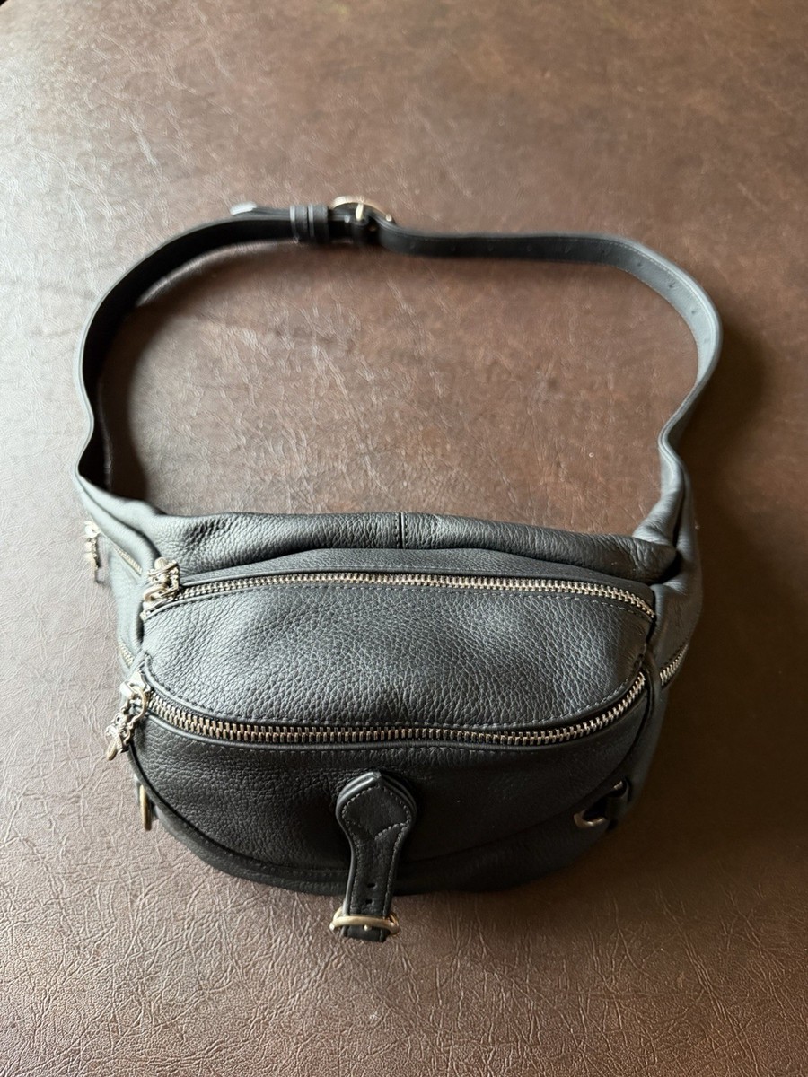 USED Chrome Hearts Leather Snat Pack Bag Black Gunslinger | eBay