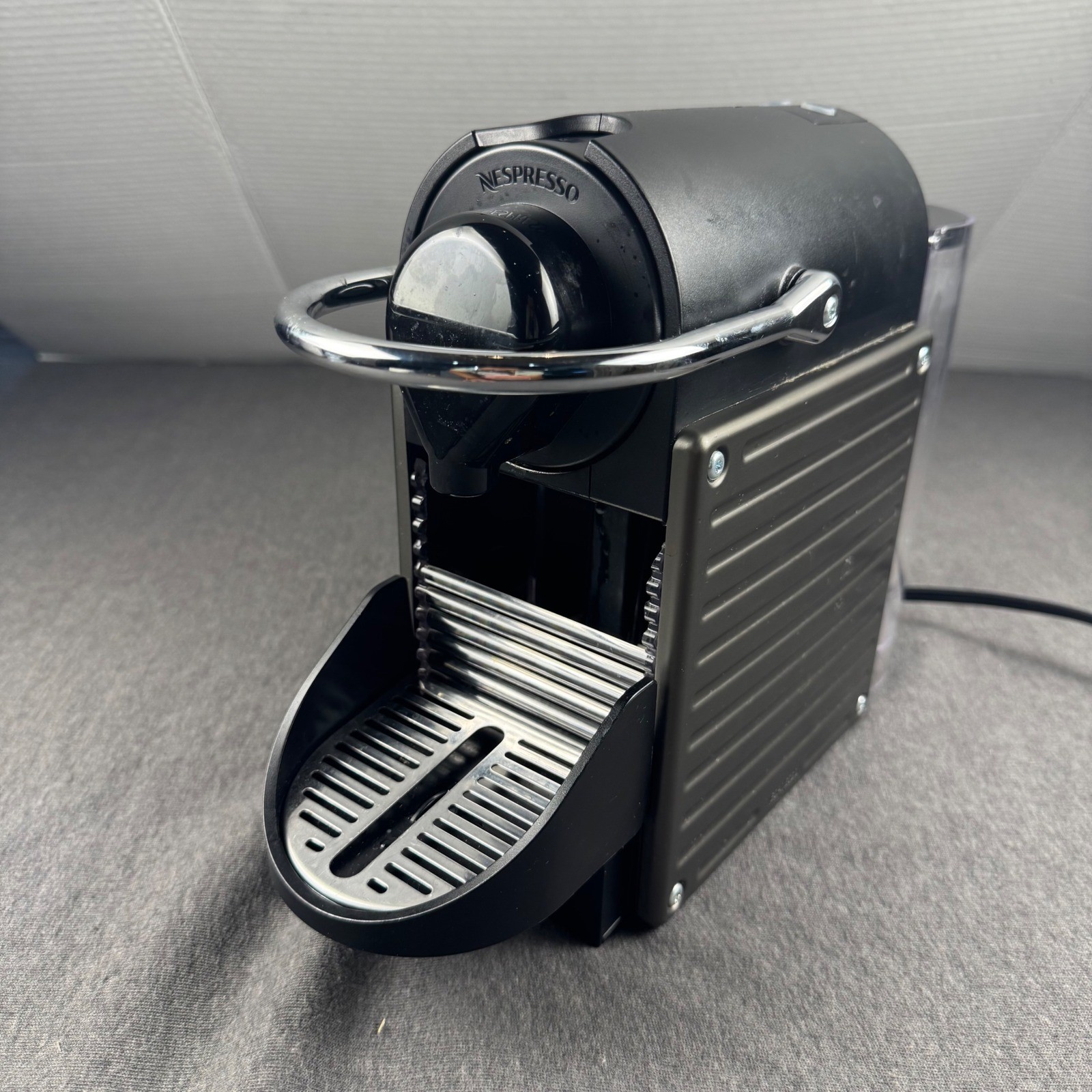 Nespresso Pixie Espresso Machine Type C61 Electric Titan Grey Coffee Maker