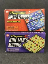 Magnetic Space Venture And Magnetic Nine Men’s Morris Games Classic Travel Game