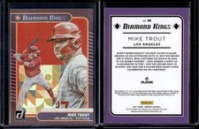 2021 Donruss Baseball Diamond Kings Holo Red #14 Mike Trout