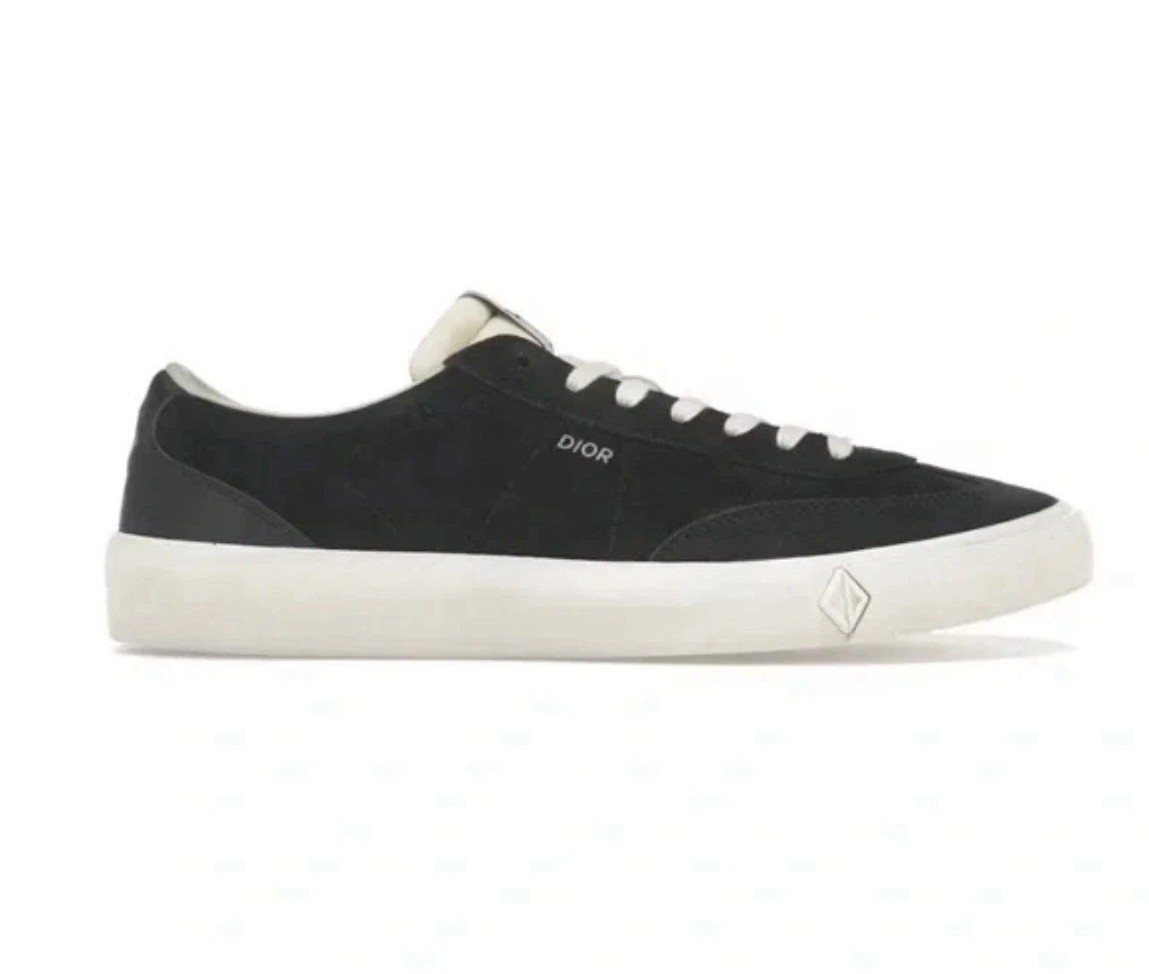 Baskets Christian Dior B101 cuir daim noir pointure 43/US 10   portées en douceur