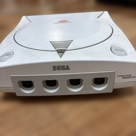 Sega Dreamcast Console with 2 Controllers, Memory Card Fully Functional Used