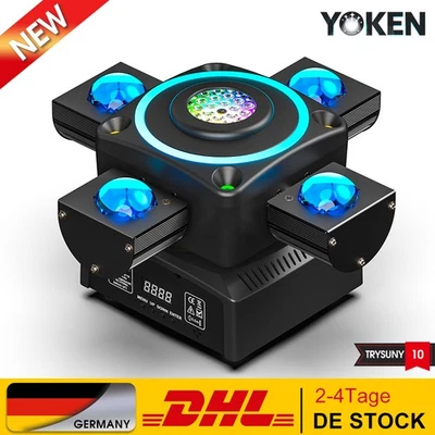 YOKEN BAR COLOURFUL STAGE LIGHT Luce di scena 180W testa mobile DMX512 LED RGBW DJ party discoteca luce effetto laser