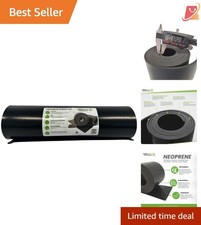 125Inch x 1/8Inch Thick Neoprene Rubber Sheet 12x36 Weatherproof Gasket DIY