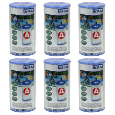 6x INTEX Pool Pumpe Filter Filterkartusche Ersatzfilter Typ A 29000 Pool Pumpe