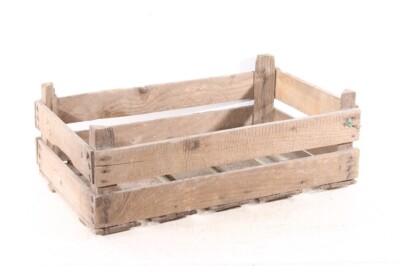 alte Obstkiste Holzkiste 60 x 40 x 22cm Loft  Kiste Holz Deko Transportkiste
