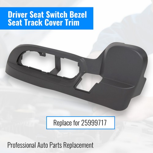 For 2009-2017 Acadia Traverse Enclave Driver Seat Track Cover Switch Bezel Trim - Picture 5 of 19