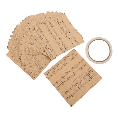  50 Pcs Kraft Paper Bouquet Flower Holder Cone Confetti Toss Cones