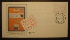 RSA South Africa: FRAMA ATM/label first day cover MN 1, FDC Ersttagsbrief