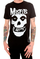 Misfits CLASSIC FIEND SKULL Horror Punk Rock T-Shirt NWT Licensed  Official