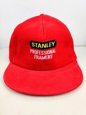Vtg USA MADE Stanley professional framer Trucker Hat Snapback Dad Cap Vintage