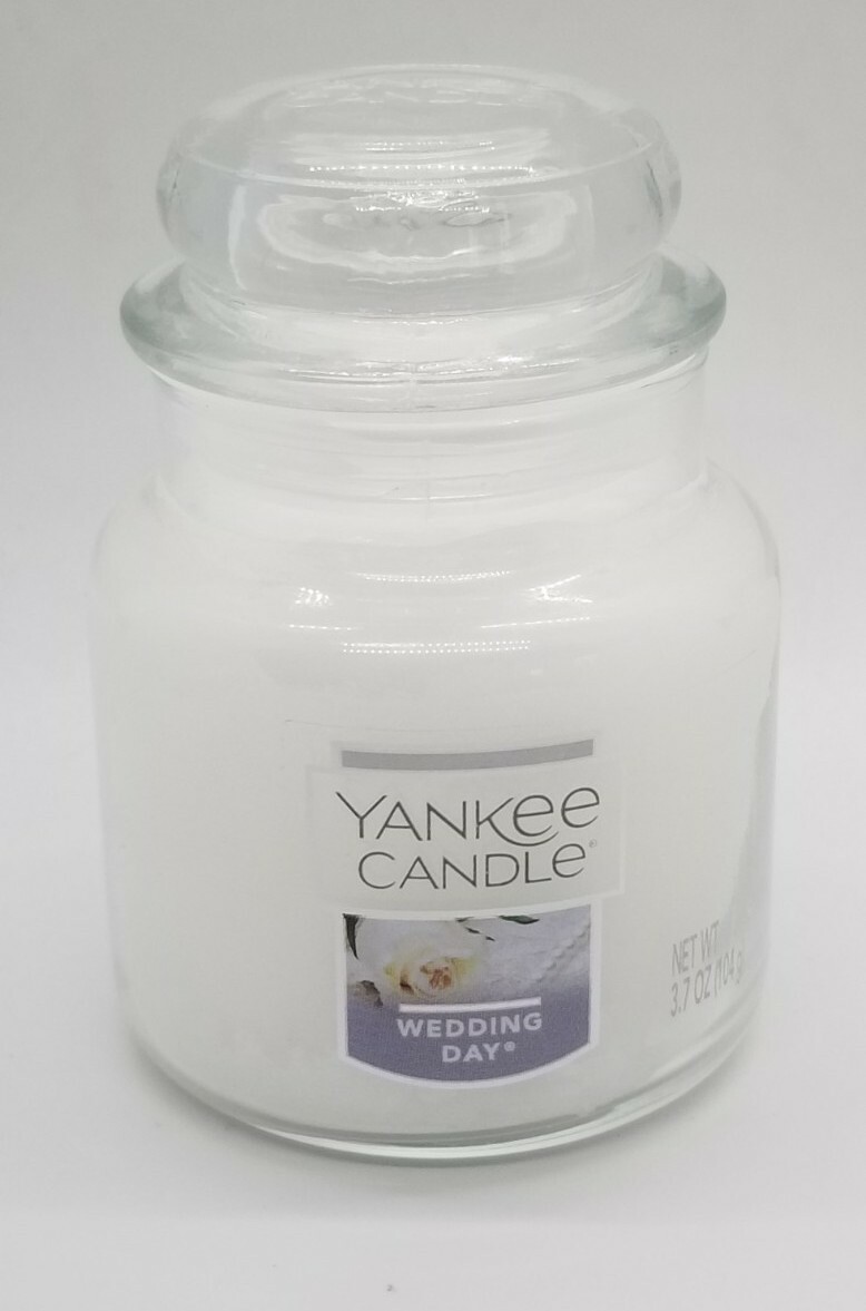 Yankee Candle Small Jar 3.7oz WEDDING DAY SCENT w/LID NEW TAGS