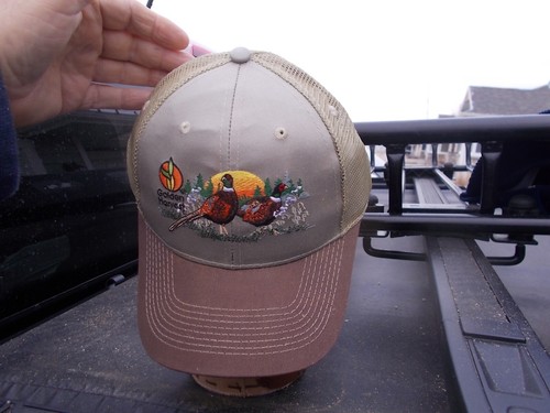 Golden Harvest Seed Corn Soybeans Milo Rooster Pheasant Mesh Snapback Ball Cap - Picture 2 of 7