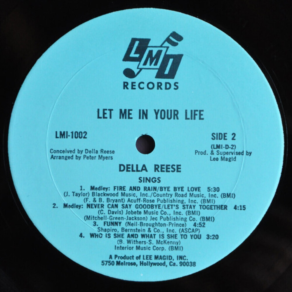 英LP Della Reese Let Me In Your Life 両面1 Della Reese - Let Me In Your Life (LP, Album) | eBay