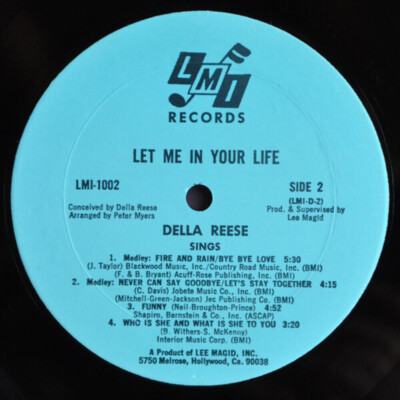英LP Della Reese Let Me In Your Life 両面1 Della Reese - Let Me In Your Life (LP, Album) | eBay