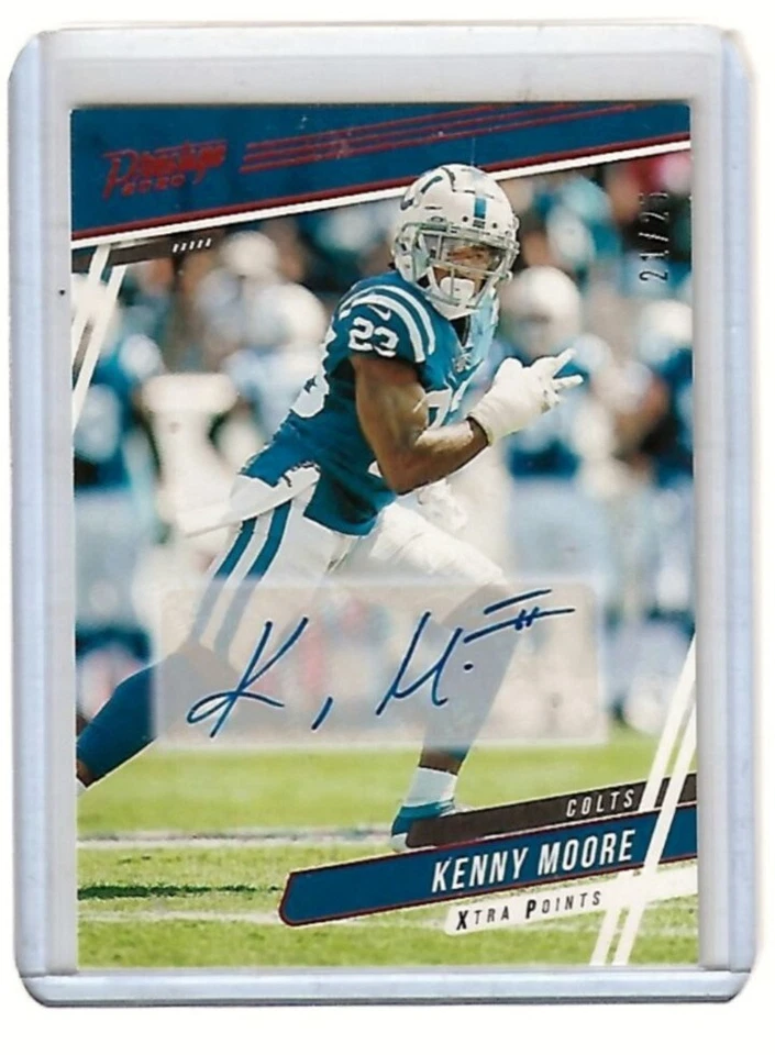 KENNY MOORE 2020 Prestige XTRA POINTS Auto /25 #66 - Image 2 of 4