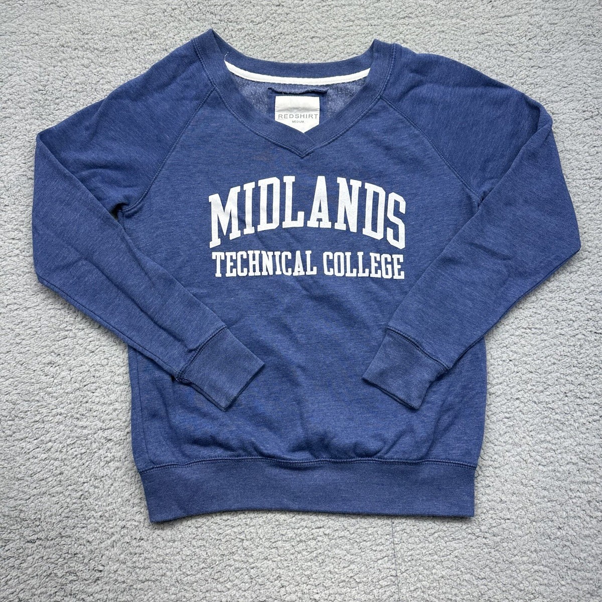 トップス RedShirt Midlands Technical College Size Medium V Neck Sweatshirt