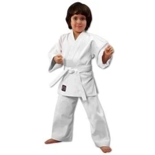 ProForce® Lightweight Karate Uniform Gi Elastic Waist Size 0 Zero - 100% Cotton