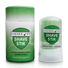 BarberUpp, Shaving Soap , Sandalwood, Shaving Cream For Men, Thick Shaving Foam
