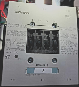 SIEMENS SIRIUS  3RT1054-6...6 MOTOR/CONTACTOR  3ZX1011-2-ORT05-1AA1  460V/100HP