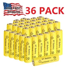 36Pcs Ni-MH AA 700mAh Rechargeable Battery 1.2v Batteries Cell for Solar Lights