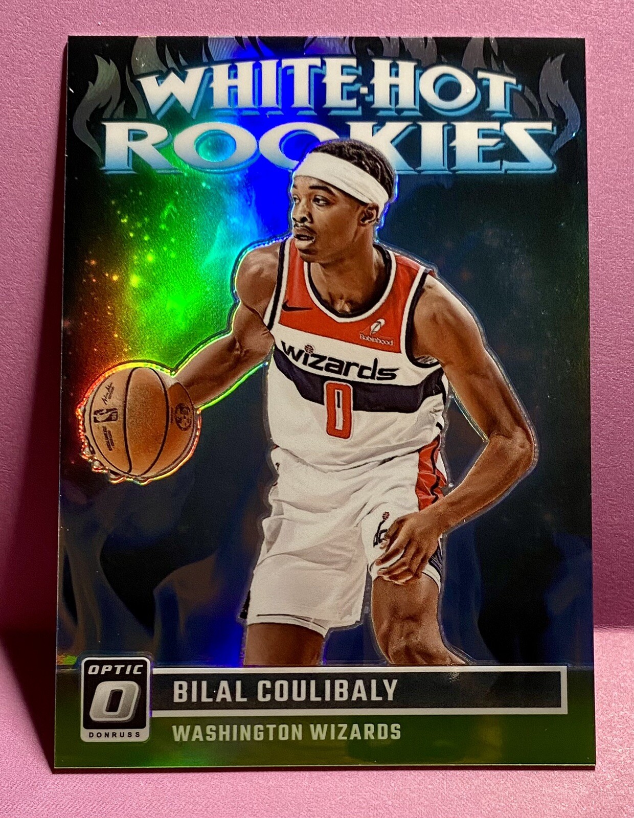 BILAL COULIBALY 2023-2024 DONRUSS OPTIC WHITE HOT ROOKIES Lime Green 055/149